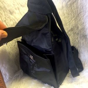 Brand Sling Bag in Black